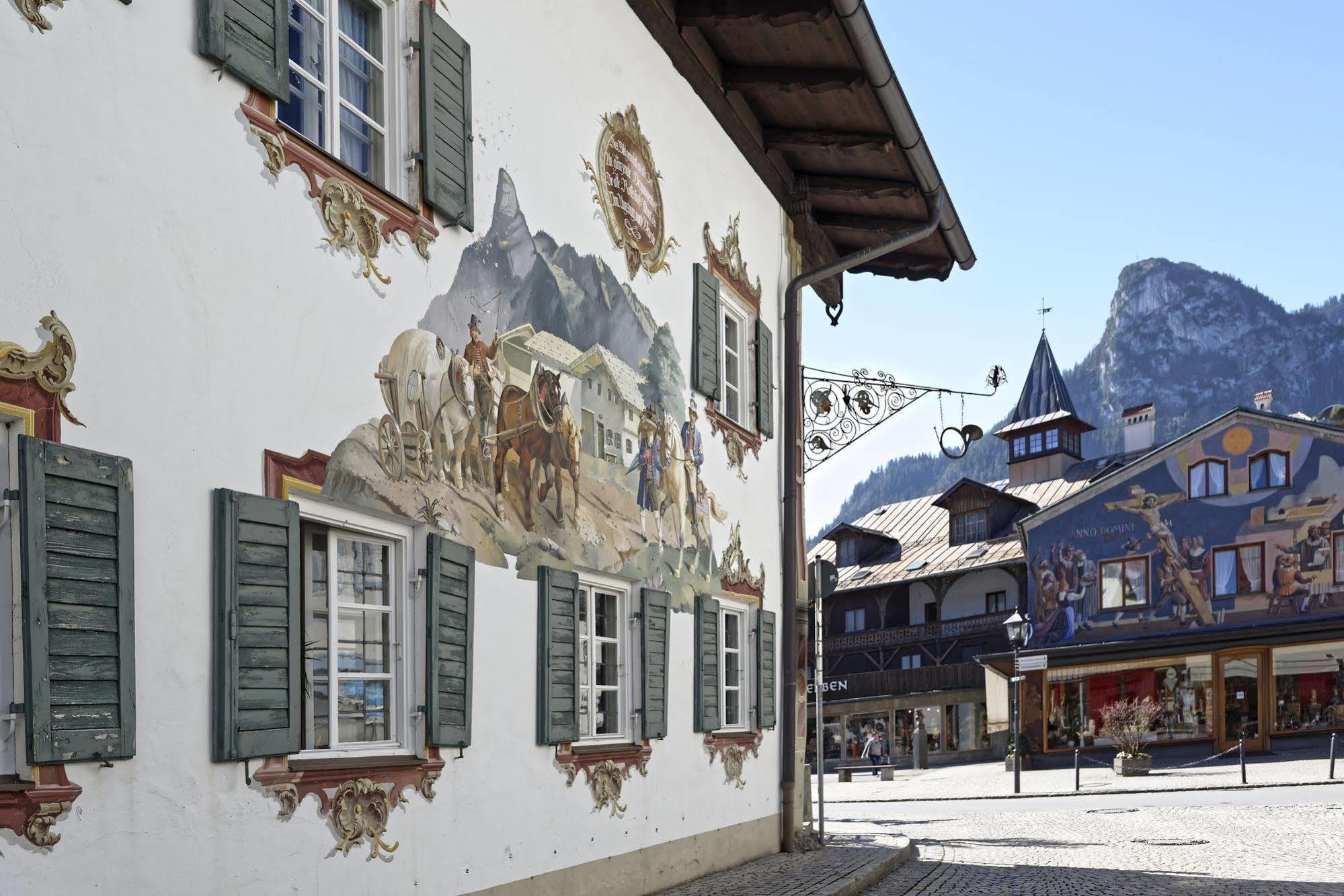 Hotel Alte Post Oberammergau Exterior foto